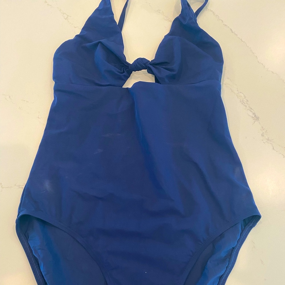 Tory Burch Blue One Piece Swimsuit